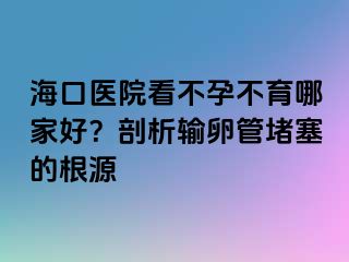 ?？卺t(yī)院看不孕不育哪家好？剖析輸卵管堵塞的根源