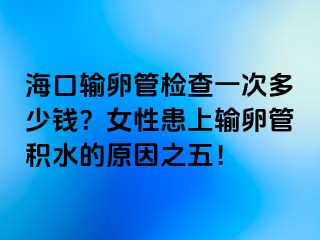 ?？谳斅压軝z查一次多少錢(qián)？女性患上輸卵管積水的原因之五！